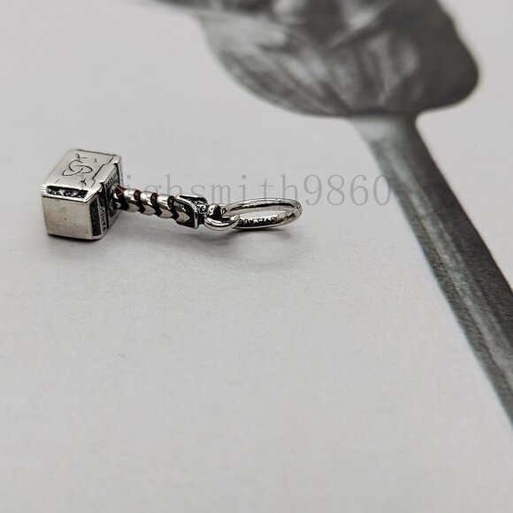 Pandora Marvel The Avengers Thor's Hammer Dangle Charm - Picture 6 of 7
